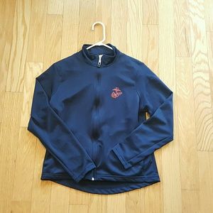 Marines Women's Medium Full Zip Jacket Medium Blue